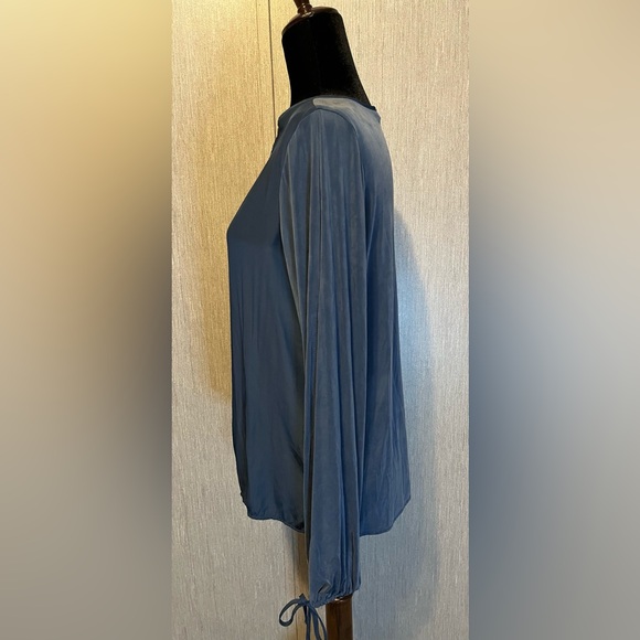 Lola & Sophie Silk Peasant Top size S - Picture 6 of 16